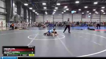 88 lbs Round 3 - Beckett Campbell, Team Michigan vs Trevor Carl, PA Silver