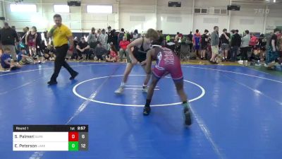 120 lbs Round 1 - Spencer Palmeri, Superior Wrestling Academy vs Eian Peterson, Lake Erie WC NY