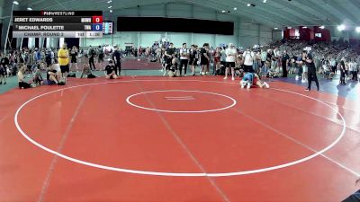 138 lbs Champ. Round 2 - Jeret Edwards, Murphysboro Wrestling vs Michael Poulette, Thoroughbred Wrestling Academy