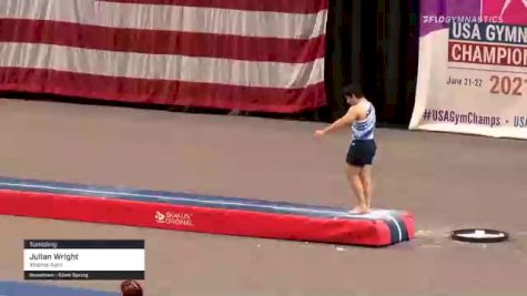 Julian Wright - Tumbling, Xtreme Acro - 2021 USA Gymnastics Championships