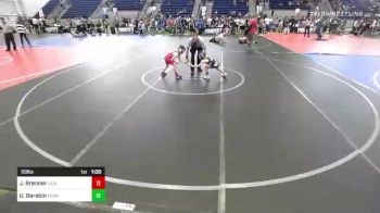 58 lbs Rr Rnd 1 - Jett Brenner, Lions WC vs Uriah Barabin, Egwa