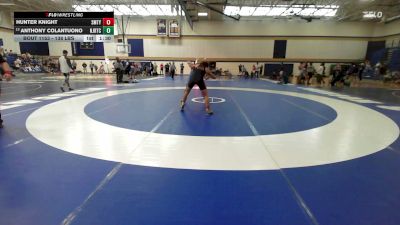 138 lbs Consi Of 8 #1 - Hunter Knight, Smitty's Barn vs Anthony Colantuono, NJRTC