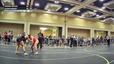 145 lbs Consi Of 32 #2 - Frankie Weaver, Oso Way WC vs Alaina Burdett, Red Wolf WC
