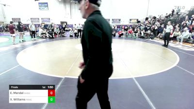215 lbs Final - Ethan Mendel, Northern Highlands vs Xavier Williams, Paramus Catholic