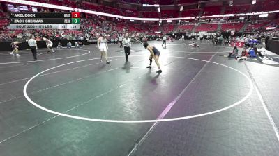 175 lbs Cons. Quarters - Zach Sherman, Peshtigo vs Axel Dock, Oostburg