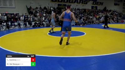 160 lbs Semifinal - Leo Contino, Buchanan vs Mark Del Bosque, Clovis North