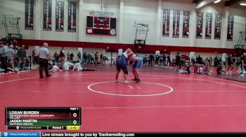 285 lbs Cons. Round 2 - Logan Burden, Southwestern Oregon Community College vs Jaden Martin, Southern Oregon