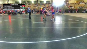 140 lbs Cons. Round 2 - Hope Blake, Higher Calling Wrestling vs Ellie Ledbetter, Cavalier Wrestling Club