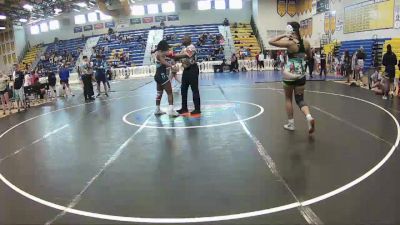 155 lbs Round 1 (6 Team) - Alli Blanco, Big Money Moving vs Zaria Slater, Oviedo WC