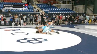 132 lbs Champ. Rd Of 128 - Micah Rocha, Washington vs Avery Rios, Oklahoma