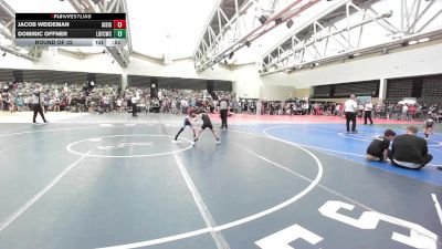 56-B lbs Round Of 32 - Jacob Weideman, All I See Is Gold Academy vs Dominic Offner, Lions Den FCWC