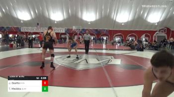 141 lbs Consolation - John Goette, Princeton vs Tommy Maddox, Buffalo