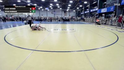 106 lbs Round Of 128 - Jack Yetzer, VA vs Ryan Kubinak, SC