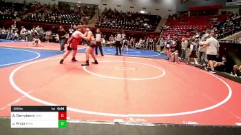 285 lbs Semifinal - Aiden Derryberry, Poteau Youth Wrestling Academy vs Justin Pryor, Pryor Tigers