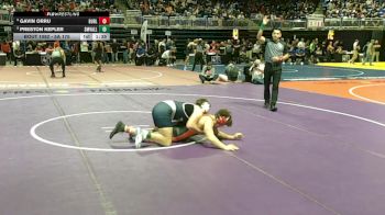 5A 175 lbs Champ. Round 1 - Gavin Orru, Burleson vs Preston Kepler, Comal Smithson Valley