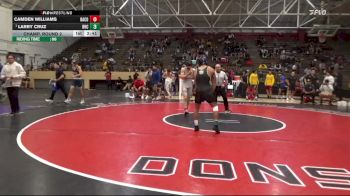 157 lbs Champ. Round 2 - Larry Cruz, Rio Hondo College vs Camden Williams, Bakersfield College