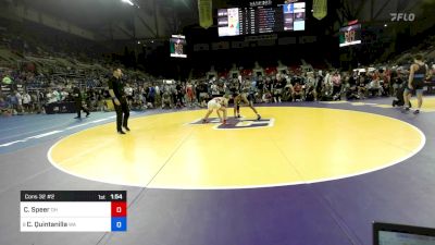 120 lbs Cons 32 #2 - Cole Speer, OH vs Czar Quintanilla, WA