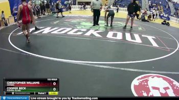 132 Gold 3rd Place Match - Cooper Beck, Fleming Island vs Christopher Williams, Camden