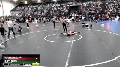 58 lbs Champ. Round 1 - Benjamin Palmer, Oakland Craig Schools vs Rhett Curry, Plains Elite