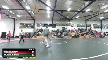 197 lbs Champ. Round 1 - Brock Johnson, Huntingdon College vs Michael Romero, Unattached-Cornerstone