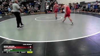 138 lbs Cons. Round 4 - Luke Cline, Unattached vs Bode Wilson, Tuttle Wrestling Club