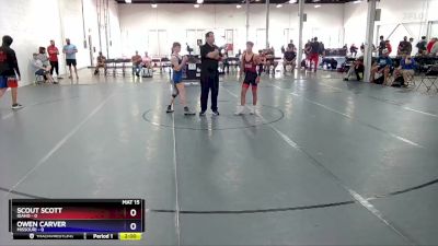 110 lbs Placement Matches (8 Team) - Scout Scott, Idaho vs Owen Carver, Missouri