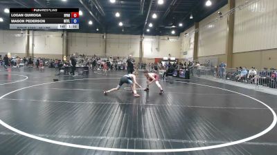 96 lbs Rr Rnd 2 - Logan Quiroga, Spartan RTC @LHP vs Mason Pederson, Well Trained