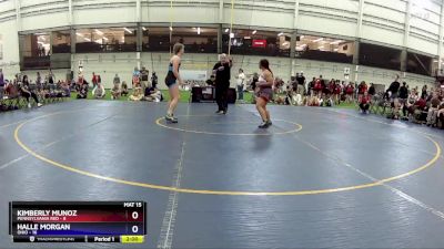 183 lbs Round 1 (8 Team) - Kimberly Munoz, Pennsylvania Red vs Halle Morgan, Ohio