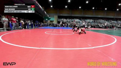 157 lbs Round Of 64 - Juan Gallardo, Wasco Wrestling vs Dan Monier, Sierra Sabers