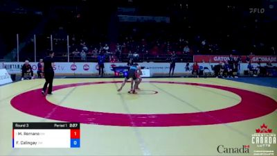 57kg Round 3 - Matteo Romano, Brock WC vs Fred Calingay, Dinos WC