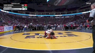 172 lbs Consi 4 - Cash Morrell, Cochranton vs Nick Singer, Faith Christian