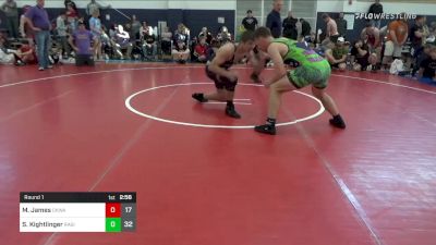 190 lbs Round 1 - Marcus James, Ckwa vs Samuel Kightlinger, Ragin Raisins Catawba