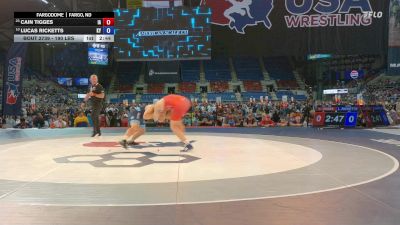 190 lbs Champ. Rd Of 32 - Cain Tigges, IA vs Lucas Ricketts, KY