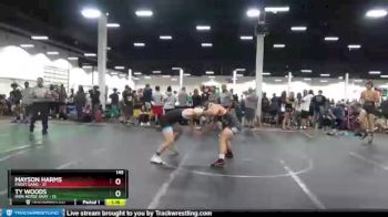 145 lbs Round 1 (8 Team) - Mayson Harms, Frost Gang vs Ty Woods, Iron Horse Gray