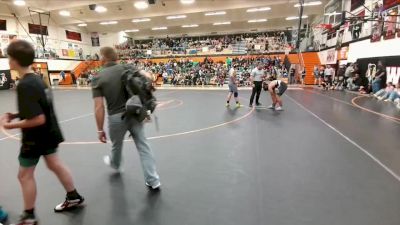 190 lbs Round 2 - Aiden Apodaca, Shoshoni Junior High School vs David Espinoza, Worland Middle School