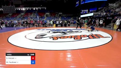 140 lbs Cons 64 #2 - Shaunna Harper, AZ vs Madeline Faulkner, WI