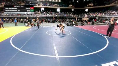 6A 120 lbs Quarterfinal - Aljohn Morales, Killeen Shoemaker vs Cael Brubaker, McKinney Boyd