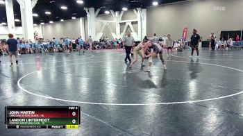 157 lbs Round 7 (8 Team) - John Martin, Carolina Exteme Black vs Landon Lintermoot, Foxfire Wrestling Club