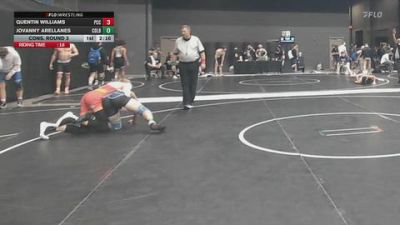149 lbs Cons. Round 3 - Quentin Williams, Pratt Community College vs Jovanny Arellanes, Colby Community College