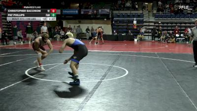 149 lbs Consi Of 8 #1 - Christopher Bacchioni, Virginia Tech vs Pat Phillips, Franklin & Marshall