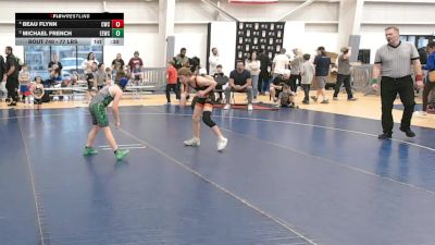 77 lbs Cons. Sub-semis - Beau Flynn, Champions Wrestling Club vs Michael French, Evanston Elite Wrestling Club