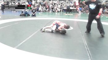 81 lbs Rr Rnd 1 - Aldo DiDomenico, DoughBoy WC - ESC vs Teddy Narson, Cunliffes Corner Black - ESC