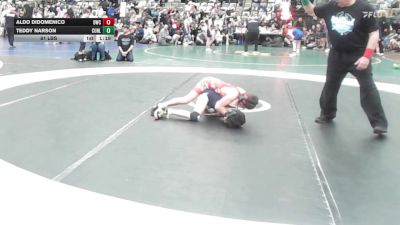 81 lbs Rr Rnd 1 - Aldo DiDomenico, DoughBoy WC - ESC vs Teddy Narson, Cunliffes Corner Black - ESC