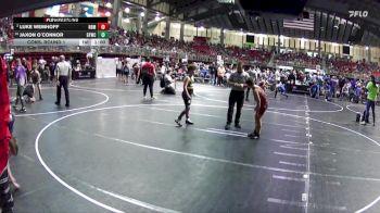100 lbs Cons. Round 1 - Jaxon O`Connor, Gretna Youth Wrestling Club vs Luke Wemhoff, North Bend Matcats