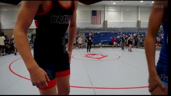 123 lbs Cons. Round 3 - Carlo Federici, Carmel Usa Wrestling vs Patrick Dowty, Indian Creek