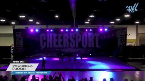Star Athletics ATL - Rookies [2023 L1 Tiny - Novice - Restrictions Day 2] 2023 CHEERSPORT Atlanta Classic & US All Star Prep Nationals