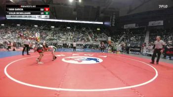 3A-126 lbs 5th Place Match - Colin McWilliams, Lander Valley vs Ivan Garcia, Rawlins