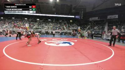 3A-126 lbs 5th Place Match - Colin McWilliams, Lander Valley vs Ivan Garcia, Rawlins