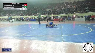 76 lbs Round Of 32 - Kirk Walker III, Edison Eagles Jr. High vs Jaxon Mounce, Team Choctaw