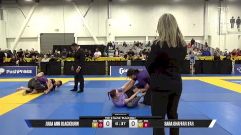 Sara Ghaffari Far vs Julia Ann Blackburn 2025 World IBJJF Jiu-Jitsu No-Gi Championship